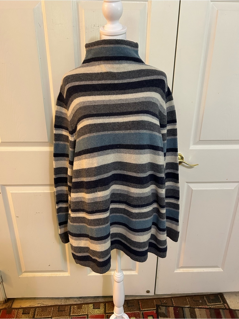 Tabitha Webb wool blend mock turtleneck, XL